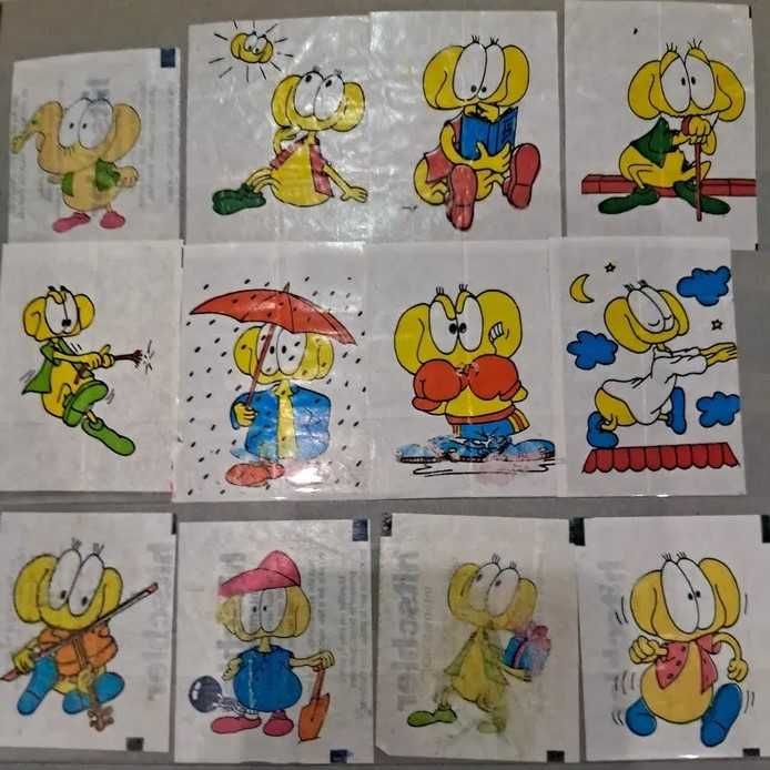 Вкладыши фантики Pilly и разные картонки