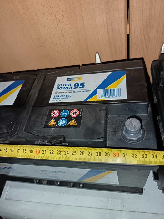 Akumulator Samochodowy 12V, 95Ah, 800A Jak Nowy