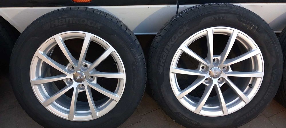 Koła lato oryg. AUDI A6  7.5x17, 5x112, ET36 + Hankook 225/60R17, 2021r
