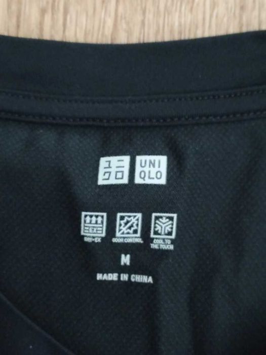 Спортивная мужская футболка UniQlo бесшовная черная М на 48