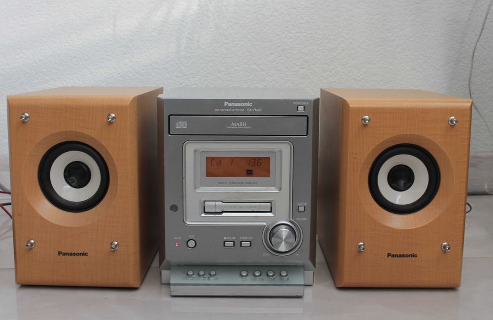 Музыкальний центр Panasonic SA PM07  Wood Cabinet