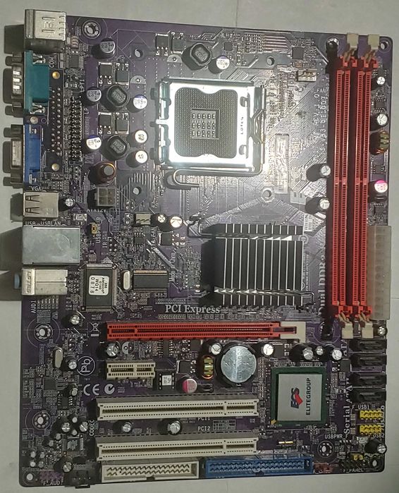 Материнская плата ECS G31T-M7 2xDDR2 1xPCIex16 SATA IDE сокет 775