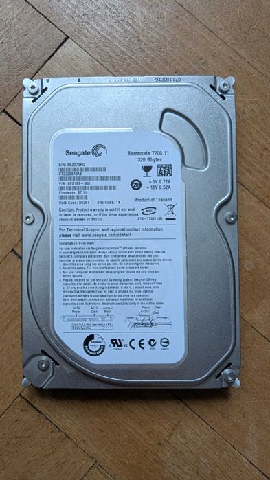 Dysk HDD twardy Seagate Barracuda 7200.11 320GB 3,5"