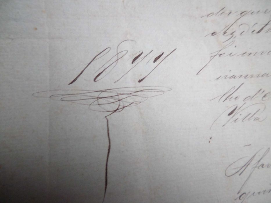 Documento Manuscrito Sec. XIX  ,  20 páginas