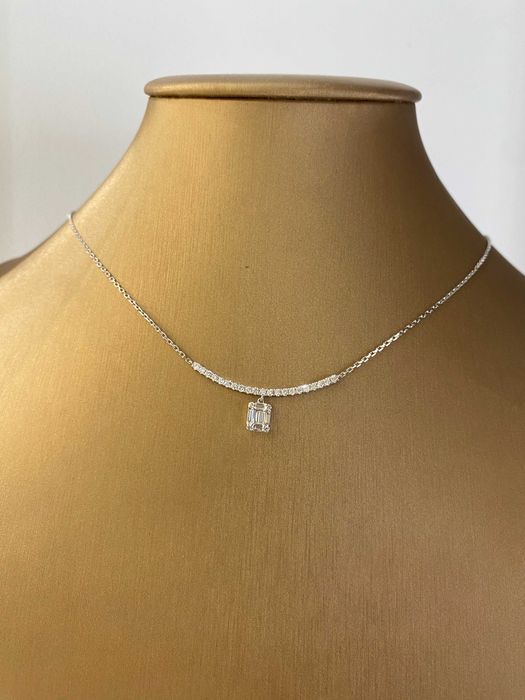 Naszyjnik z naturalnymi diamentami Infinity 0.46ct