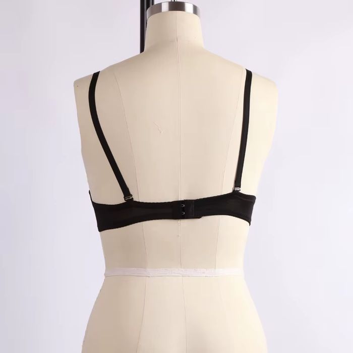 Efektowny Damski Biustonosz Push Up z Kryształkami - XXL