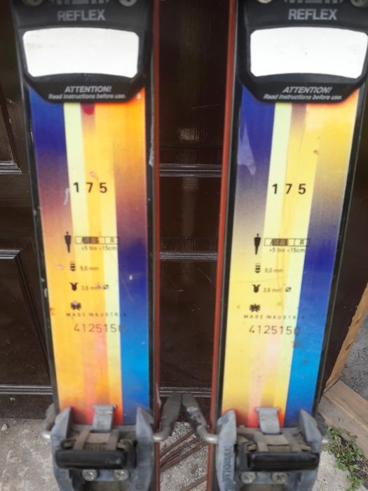 Горные лыжи б/у крепления.