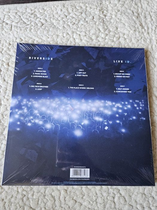 LP: Riverside - Live ID 3LP; czarny vinyl; stan: mint/folia