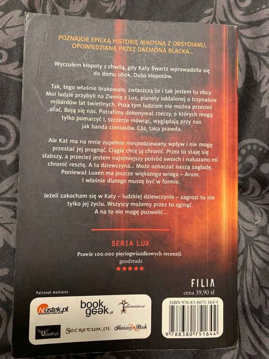 Oblivion cz. 1,5 Lux Jennifer L. Armentrout.