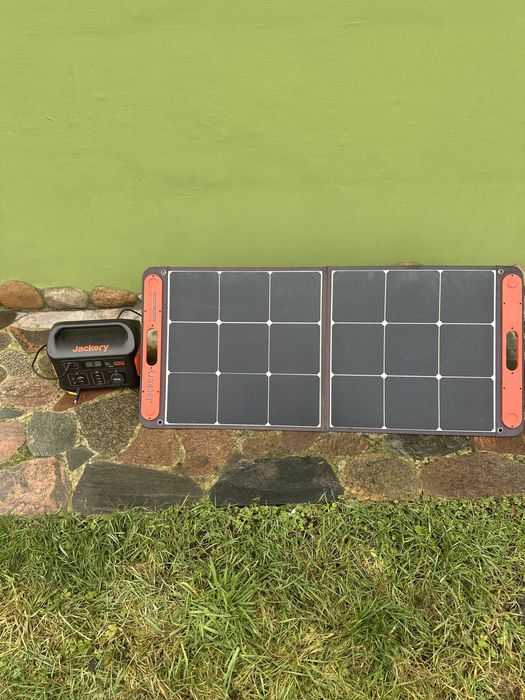 Jackery explorer  500  plus panel slonaczny solar saga 100