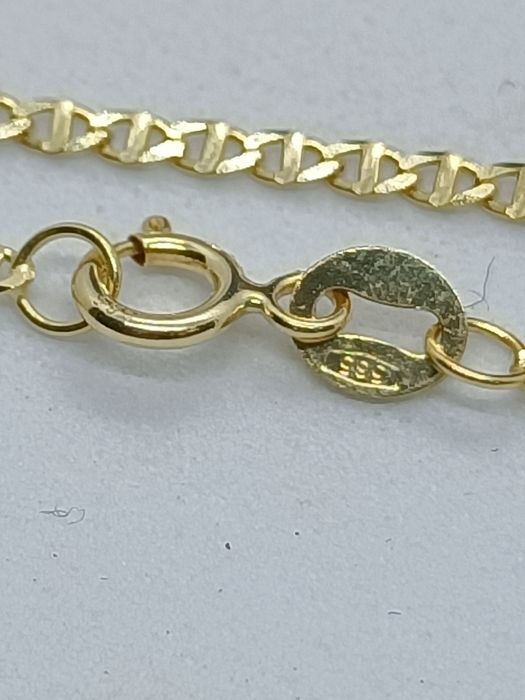 Łańcuszek ze złota, złoto pr 585, splot marino/ gucci