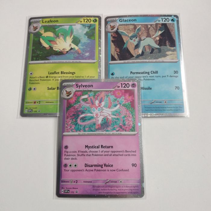 Leafeon / Glaceon / Sylveon Promo - Prismatic Evolutions - Pokemon