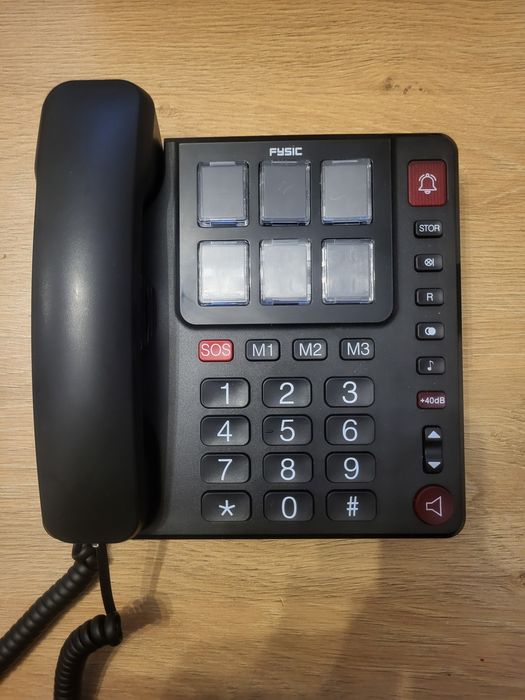 Telefon stacjonarny  z funkcją SOS