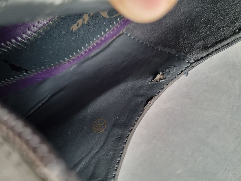 Skórzane buty Bata r. 36