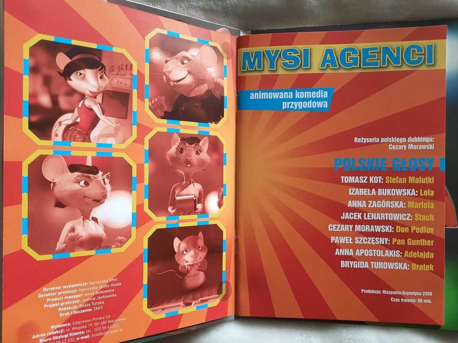 Mysi Agenci - bajka DVD