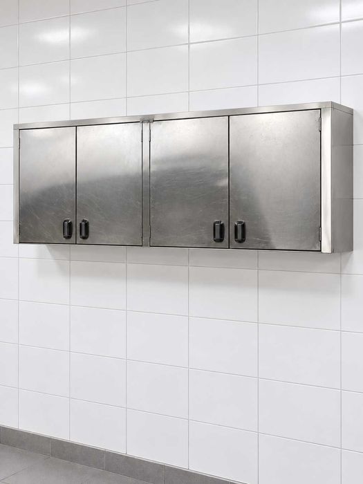 ARMÁRIO SUSPENSO EM AÇO INOX - Ocasião