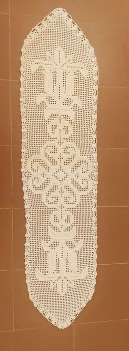 Centro de mesa em renda