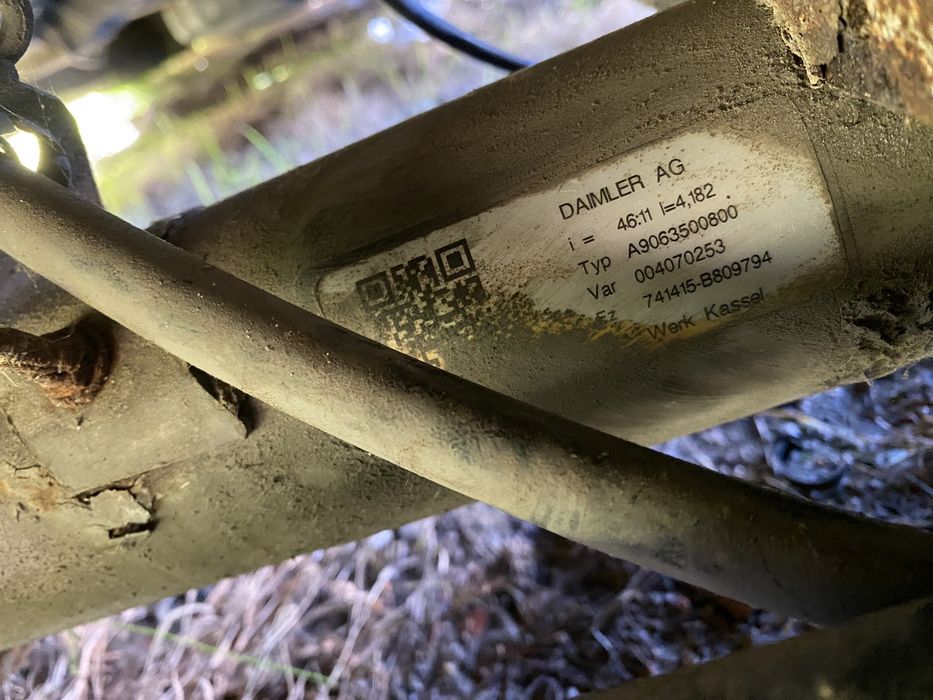 Задні пневмо подушки Volkswagen Crafter Sprinter W906