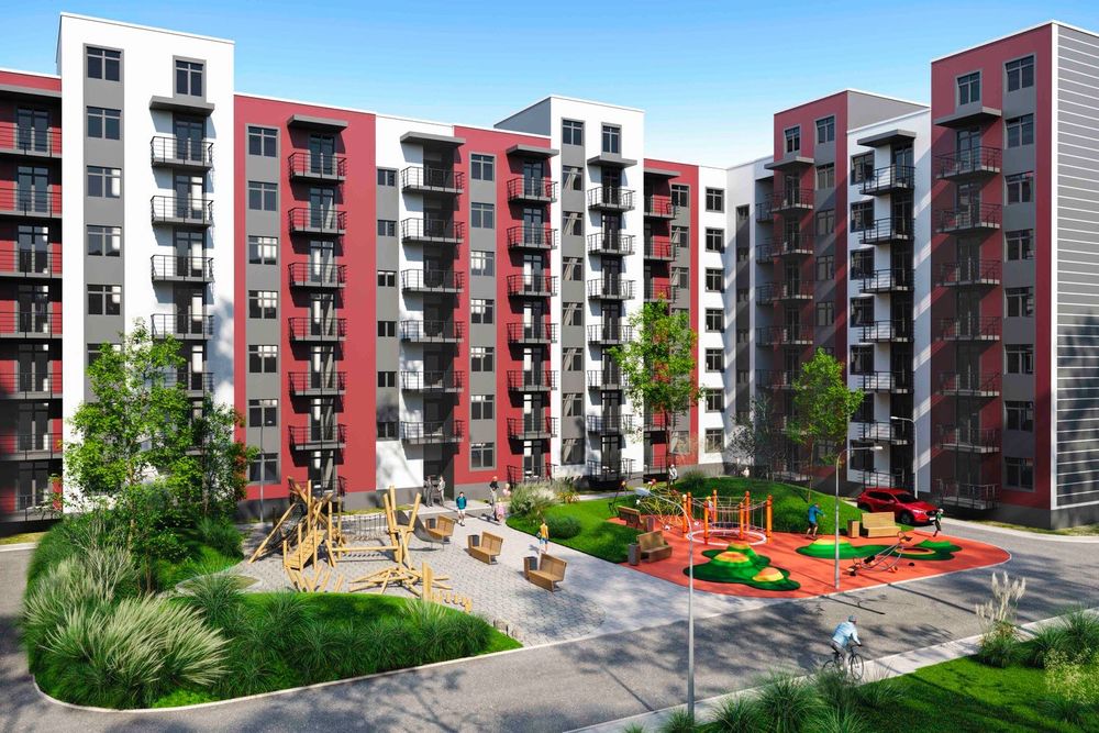 Нова 1-к квартира 36,4 м2 в ЖК Амстердам Клубний, Білогородка