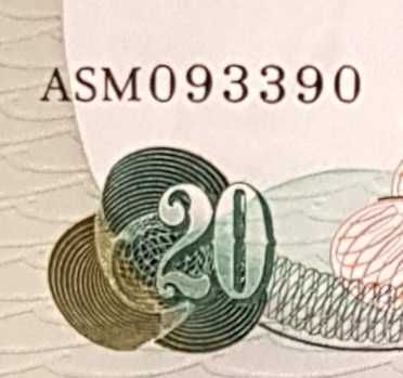 Nota 20$00 Capicua
