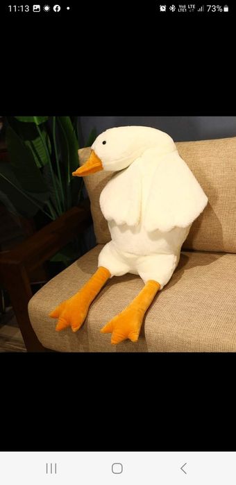 Ges pipa 90 cm Gęś Pipa maskotka