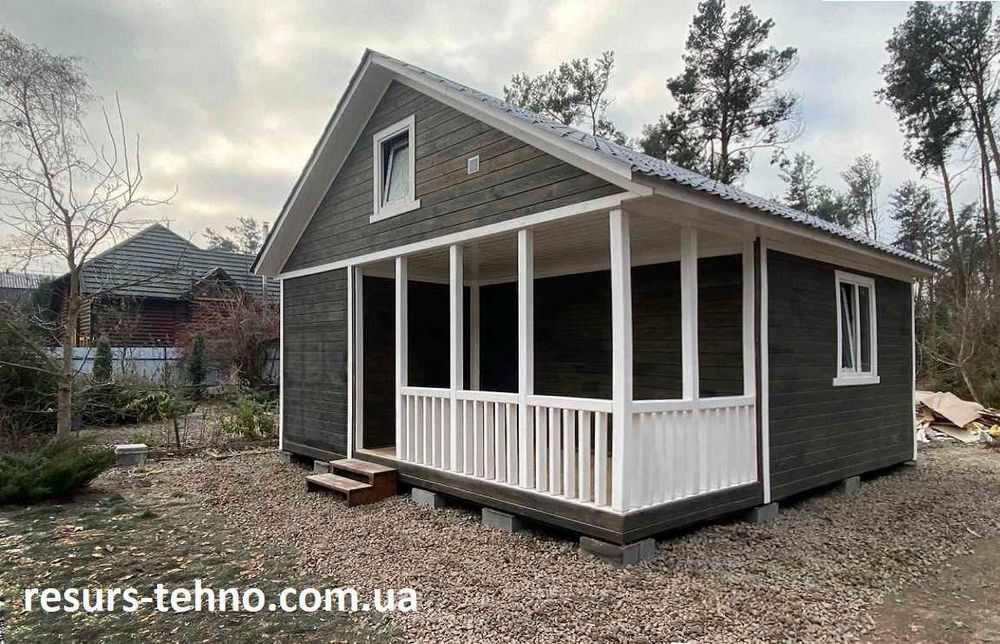 Модульні дерев'яні каркасні будинки. Лучшая цена. Срок 30дней.