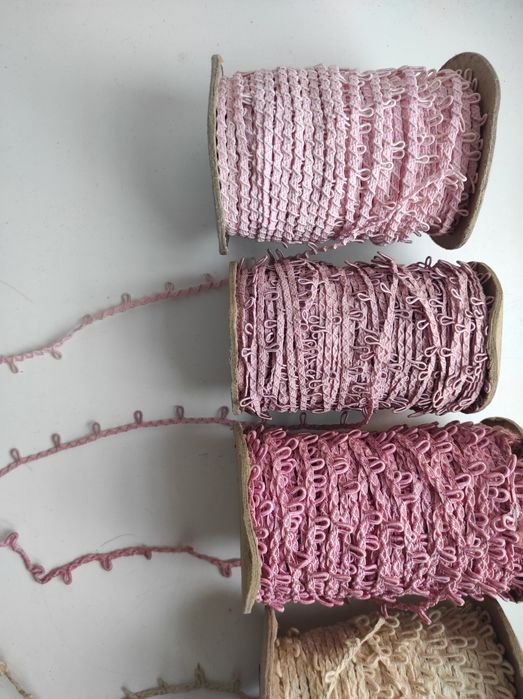 Taśma pętelkowa różowa