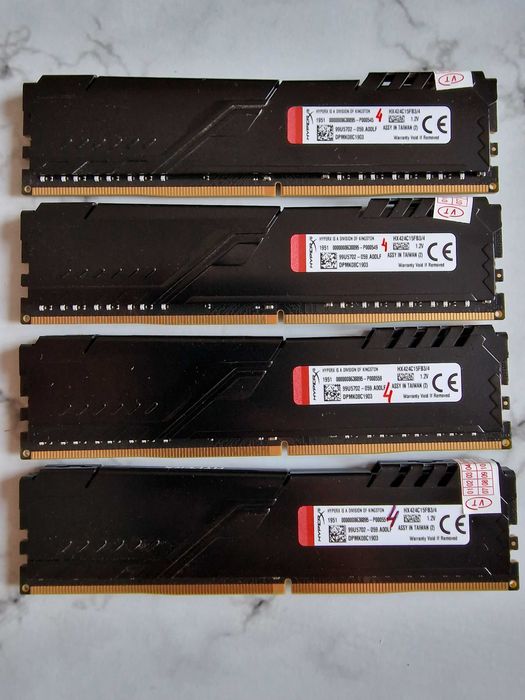 DDR4 RAM 4 GB HyperX Fury, Kingston, Exceleram, ADATA, Samsung, Leven