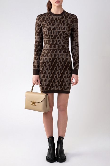 Короткое платье Fendi  FF оригинал сукня оригінал
