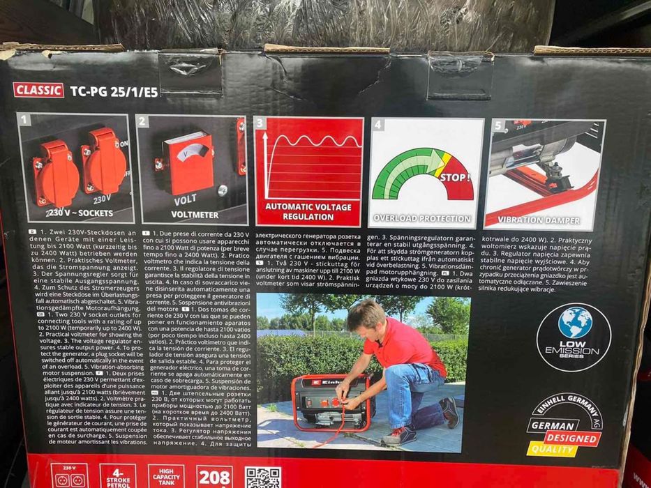 Генератор Einhell TC-PG 25/1/E5