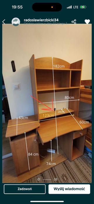 Wygodne biurko komputerowe