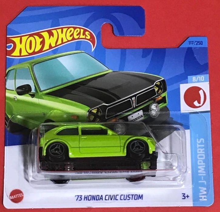Honda Civic 1973 Custom Hot Wheels 2023