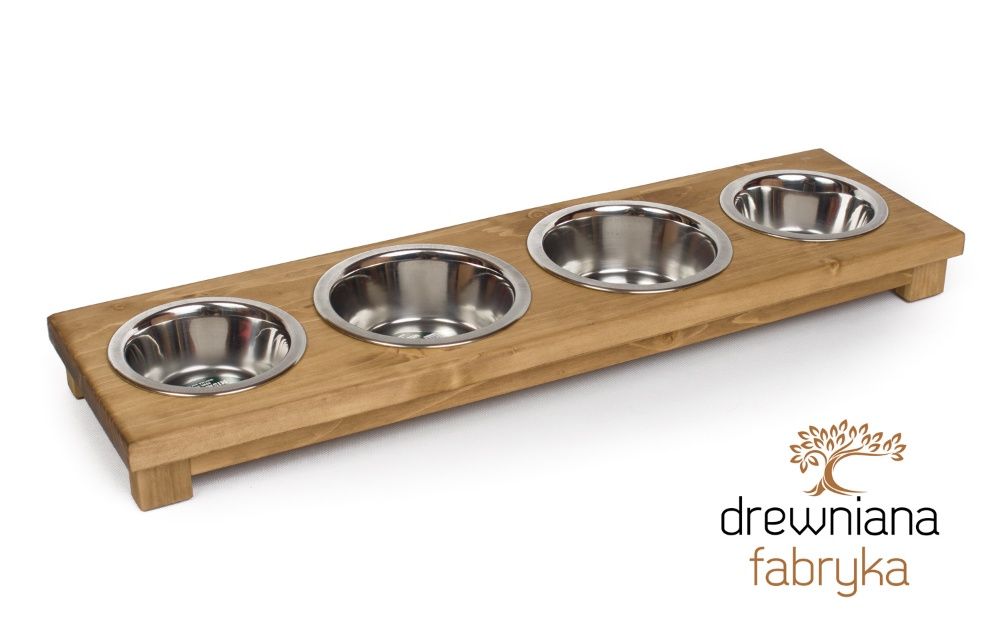 Bufet stojak cztery miski Pies/Kot MIX XS/S