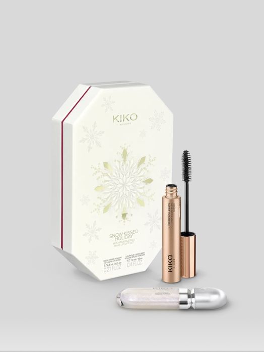 Набір Kiko Snow kissed holiday! Блиск та туш