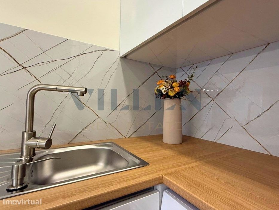 Apartamento T1 mobilado no centro da Trofa
