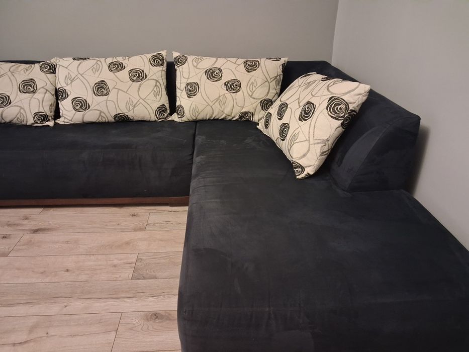 Narożnik z funkcją spania + dwa fotele