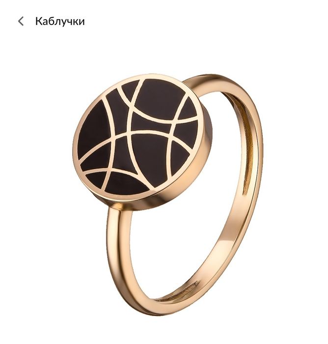 Каблучка кільце золото жовте 585 перстень кольцо сова sova