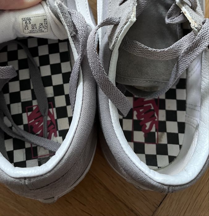 Szare sneakersy Vans Old Skool 38,5