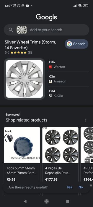 Tampão jante universal 14 polegadas