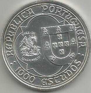 Portugal 1000 escudos, 1995 500 Anos do Falecimento de D. João II