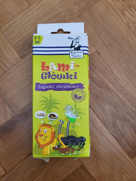 Łamigłówki zagadki obrazkowe dla dzieci w wieku 3-5 lat