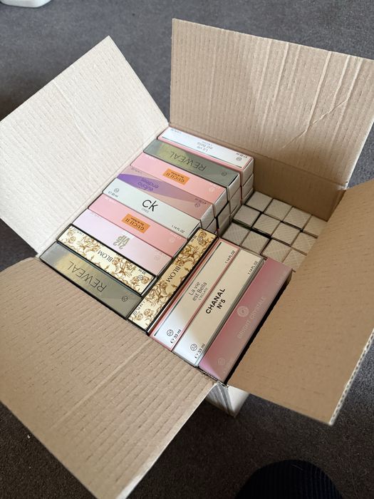 Paczka 100 sztuk perfum męskie i damskie