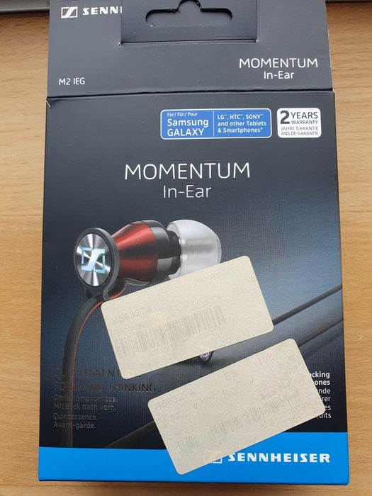 Auriculares Momentum In-Ear Sennheiser

Preço = 50€ (Não negociável) +