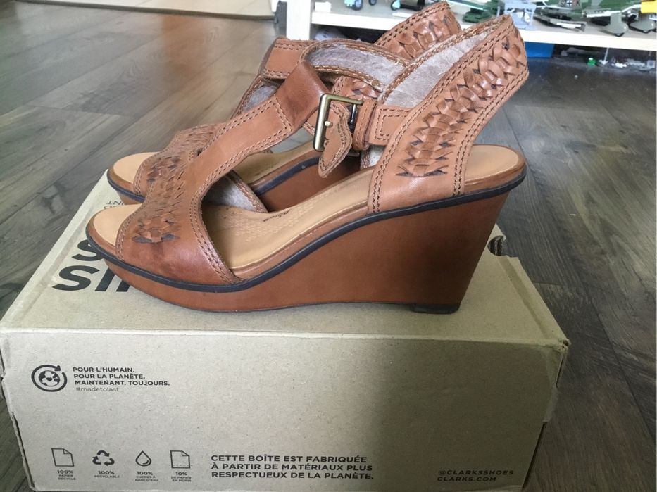 Sandaly Clarks skóra 4.5 (UK) 37.5
