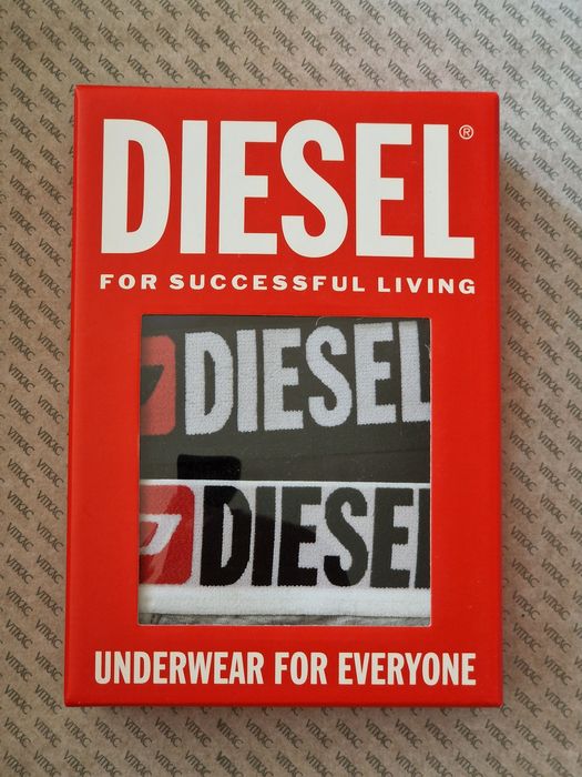 Slipy DIESEL - 3 sztuki - niebieskie czarne i szare - XXL
