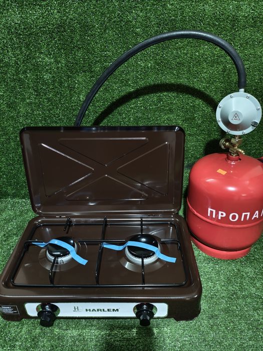 Плитка Газова трьохкамфорна настільна