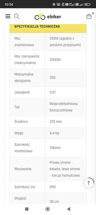 Konwersja roweru Rapid ebike s2000