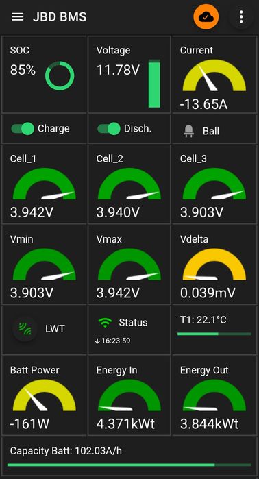 Wi-Fi Модуль для віддаленого контролю Smart BMS JBD JK