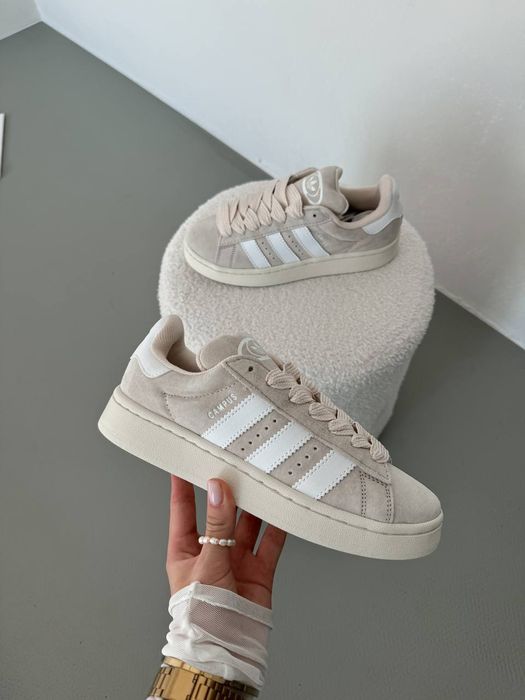 Кросівки Кроссовки Adidas Campus Beige Бежевий Бежевый Кросовки повсякденні