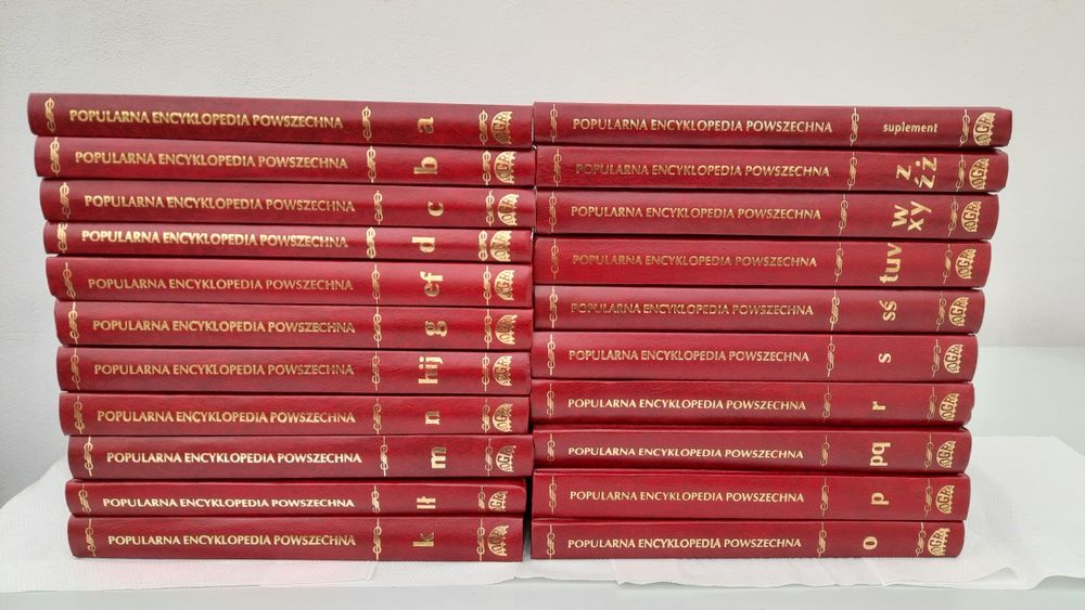Popularna Encyklopedia Powszechna nowa 20 tomów prezent